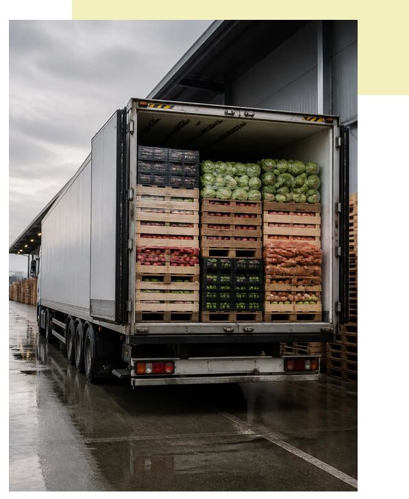 Перевозка плодоовощной продукции в Кстово по цене от 5092 р. | Агросервис-Ксв